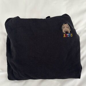 Black Astro Graphic Hoodie